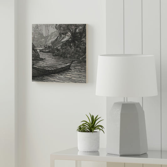 Riverbank Wood Canvas